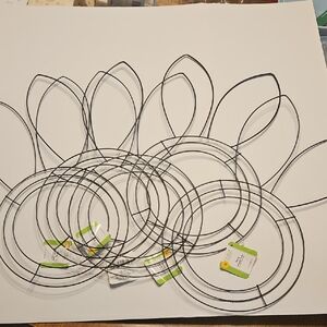 Wire Wreath Frames - Black Metal Pack
